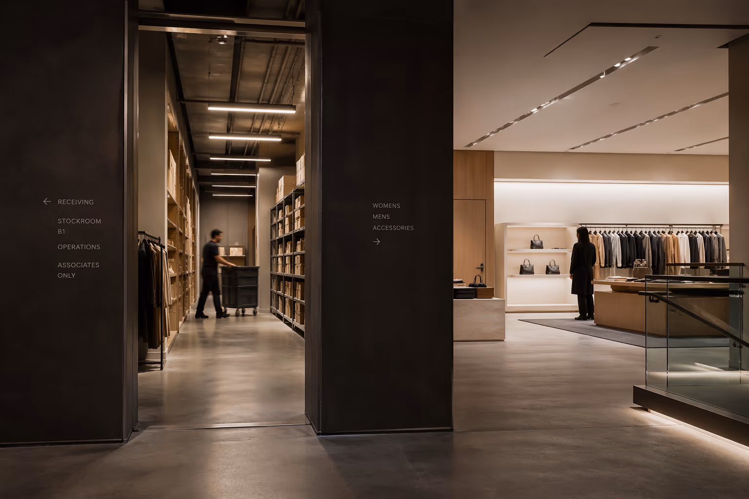 Retail operations analysis showing workflow and performance signals